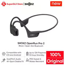 SHOKZ OpenRun Pro 2 — Open-Ear Sport Headphones | Hear Music & Stay Aware