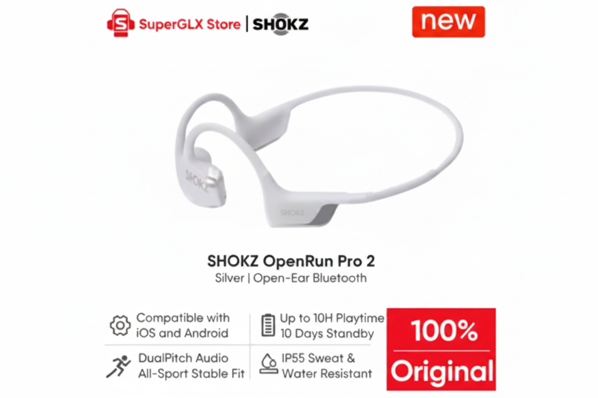 SHOKZ OpenRun Pro 2 Silver